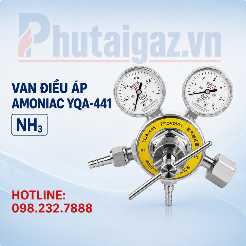 VAN ĐIỀU ÁP AMONIAC NH₃ PROVOV YQA-441