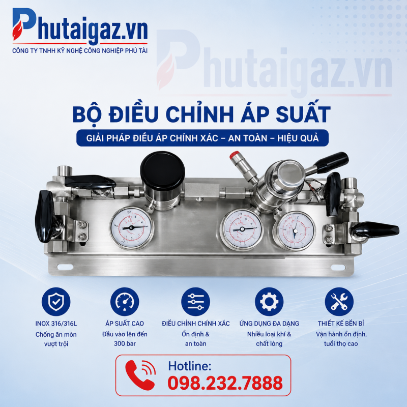 VAN ĐIỀU ÁP NAI LOK INOX 316/316L