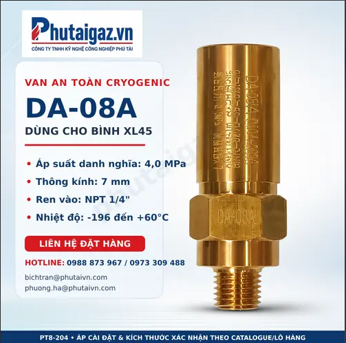 Van an toàn cryogenic DA-08A