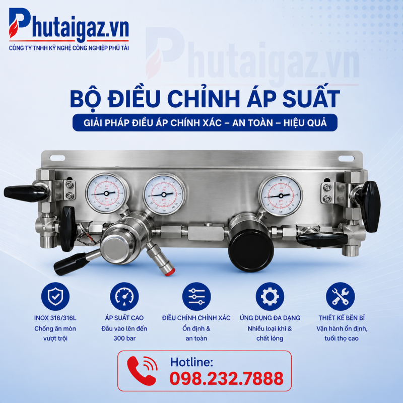 VAN ĐIỀU ÁP NAI LOK INOX 316/316L