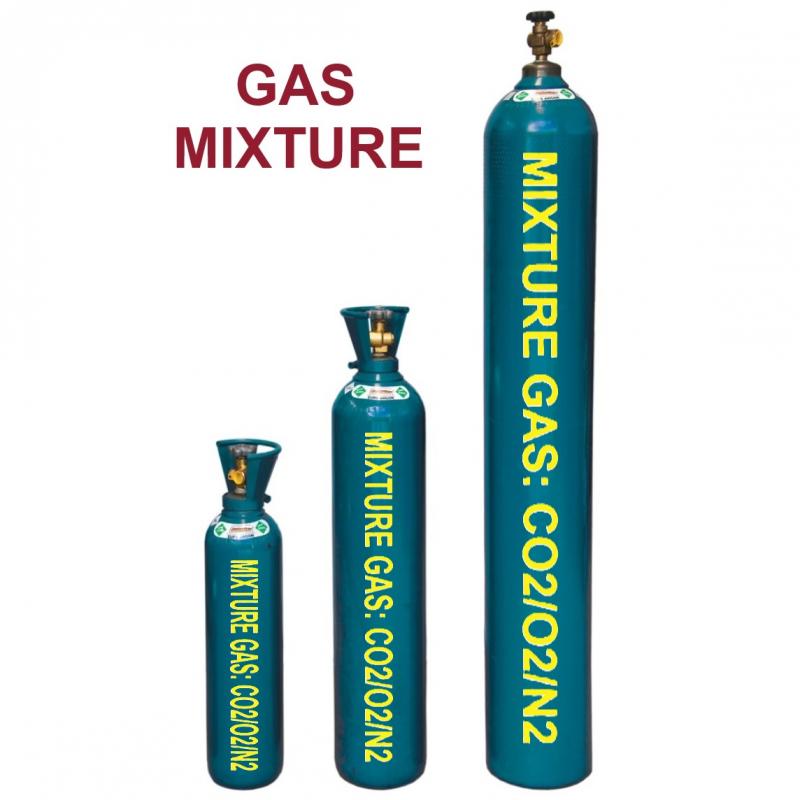 Khí hỗn hợp CO2:5%, O2:12%, balance N2