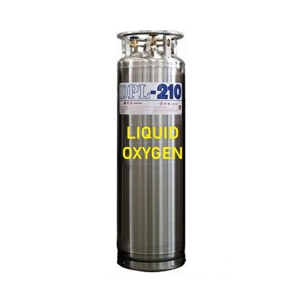 Khí Oxy lỏng công nghiệp bình lỏng DPL210Lít