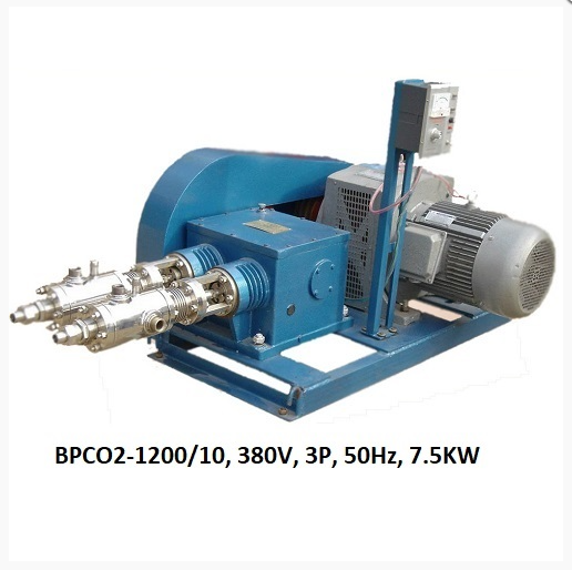 Bơm piston CO2 lỏng 300kg/h Model : BPCO2-100-300/10
