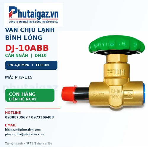 Van chịu lạnh bình lỏng DJ-10ABB DN10